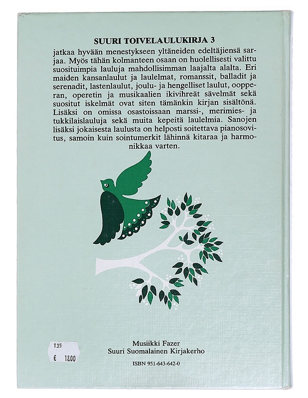 Suuri toivelaulukirja 3 - Vuoristo, Aapeli - Joulukirjat - 10105444845 - 1