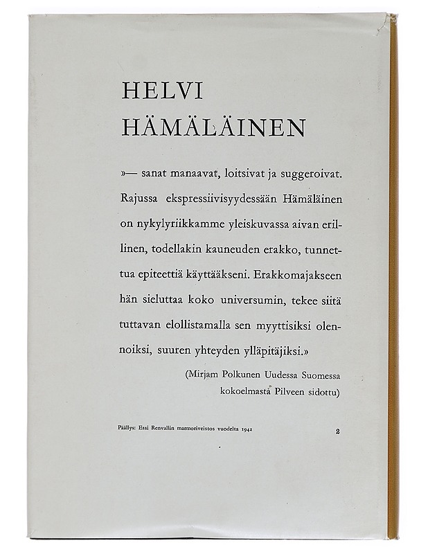 Poltetut enkelit - Hämäläinen, Helvi - Runot ja näytelmät - 10105444934 - 1