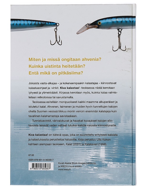 Kiva kalastaa! : kalastuksen ja kalalajien opas - Kokko, Ulla - Tietokirjat ja oppaat - 10105444936 - 1