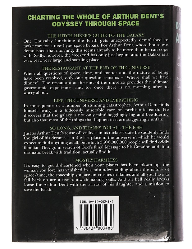 The Hitch Hiker's Guide to the Galaxy: A Trilogy in Five Parts - Adams, Douglas - Fantasia- ja scifi - 10105444986 - 1