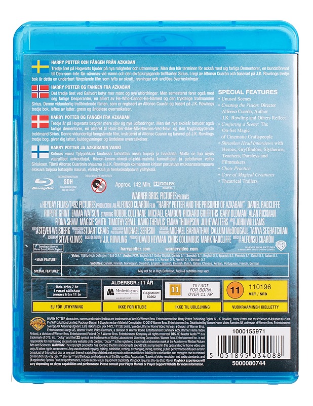 Harry Potter ja Azkabanin vanki - Blu-Ray - Blu-ray-levyt - 10105445017 - 1