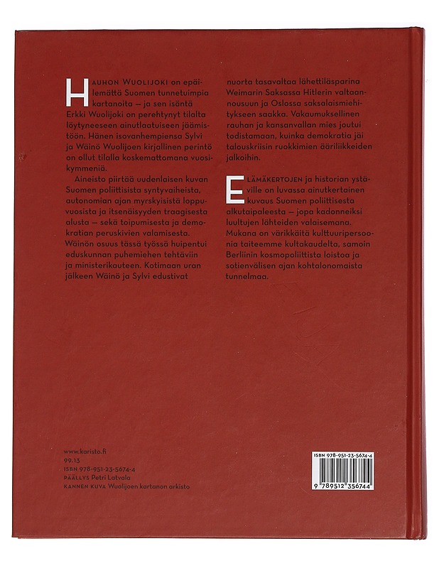 Silinteri ja silkkihuivi : Sylvi ja Wäinö Wuolijoen elämää Suomessa ja Euroopassa - Wuolijoki, Erkki - Elämäkerrat ja muistelmat - 10105445018 - 1