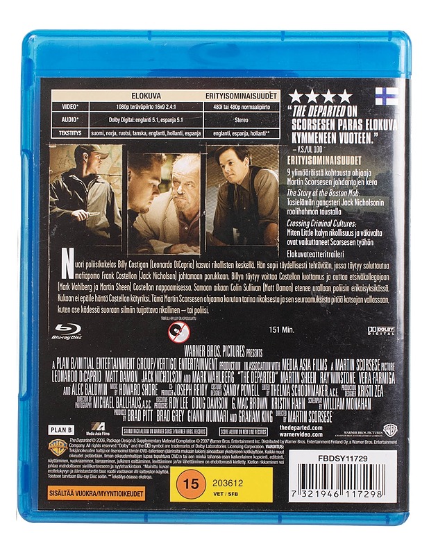The Deaprted - Blu-Ray - Blu-ray-levyt - 10105445033 - 1