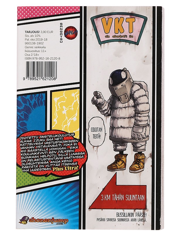 My Hero Academia. Vol. 2, Taistele, ryönänörtti - Horikoshi, Kohei - Sarjakuvat - 10105445049 - 1