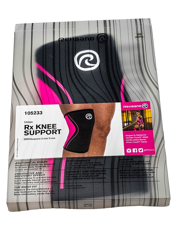 REHBAND Rx Knee Support 105233 polvituki, XS - Muut urheiluvälineet ja vapaa-aika - 10105445084 - 0