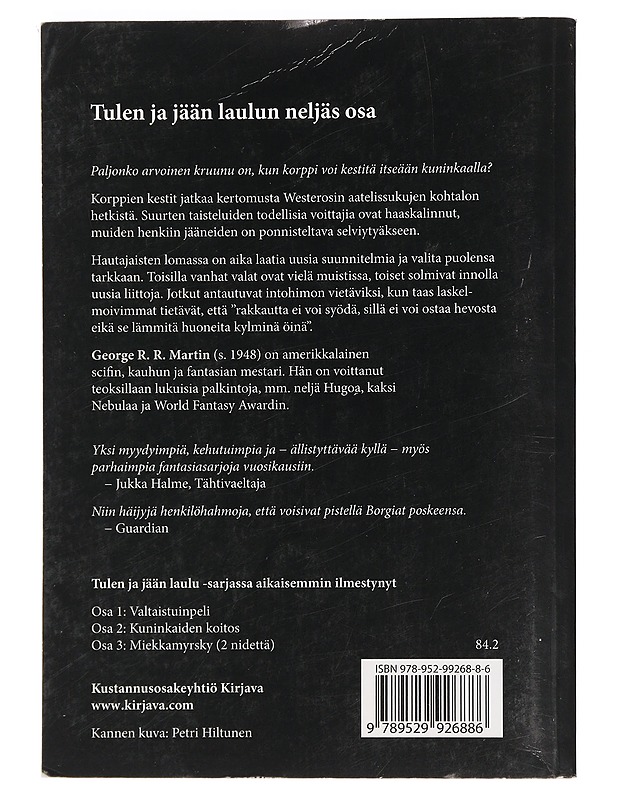 Korppien kestit - Martin, George R. R. - Fantasia- ja scifi - 10105445199 - 1