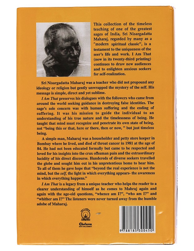 I Am That - Maharaj, Sri Nisargadatta - Tietokirjat ja oppaat - 10105445275 - 1