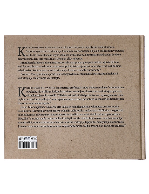 Kristinuskon tarina : 180 henkilöä Neitsyt Mariasta nykyaikaan - Junkkaala, Timo - Elämäkerrat ja muistelmat - 10105445302 - 1