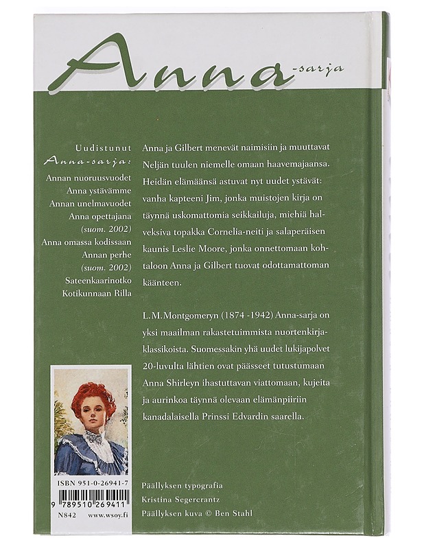 Anna omassa kodissaan - Montgomery, L. M. - Romaanit ja novellit - 10105445330 - 1