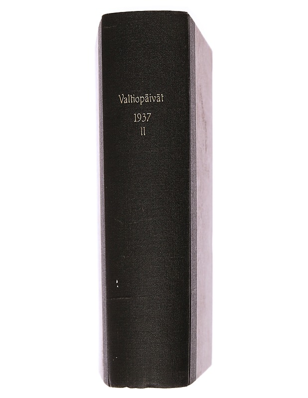 Valtiopäivät 1937 Pöytäkirja II -  - Tietokirjat ja oppaat - 10105445355 - 1