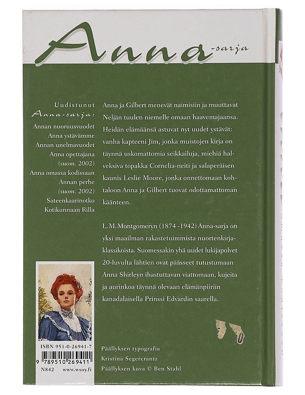 Anna omassa kodissaan - Montgomery, L. M. - Romaanit ja novellit - 10105445346 - 1