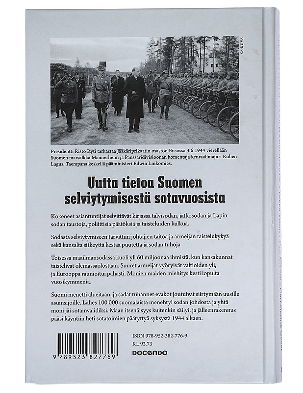 Suomen sodat 1939-1945 : selviytyminen maailmansodasta - Visuri, Pekka - Historiakirjat - 10105445354 - 1