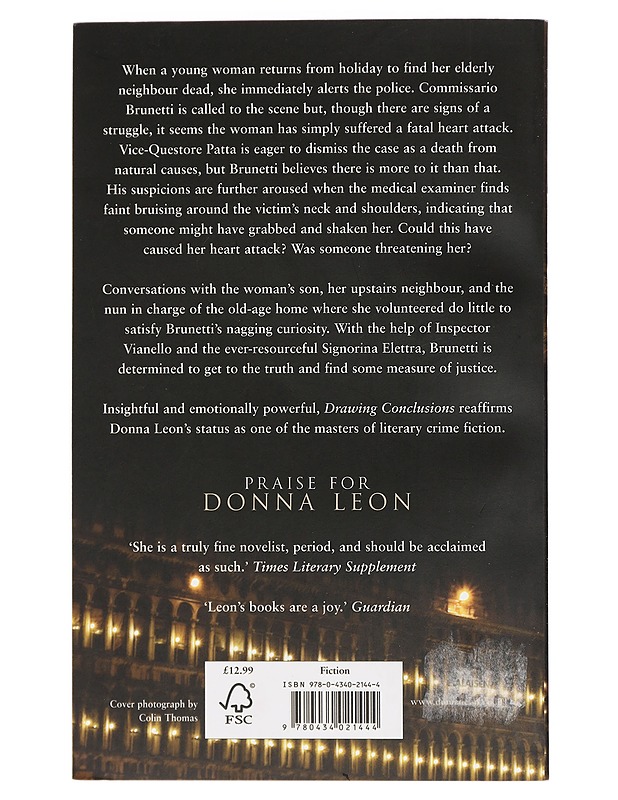 Drawing conclusions - Donna Leon - Jännitys ja dekkarit - 10105445379 - 1
