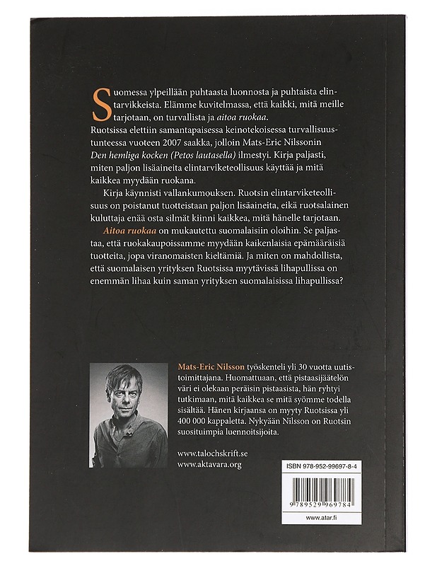 Aitoa ruokaa - Nilsson, Mats-Eric - Tietokirjat ja oppaat - 10105445382 - 1