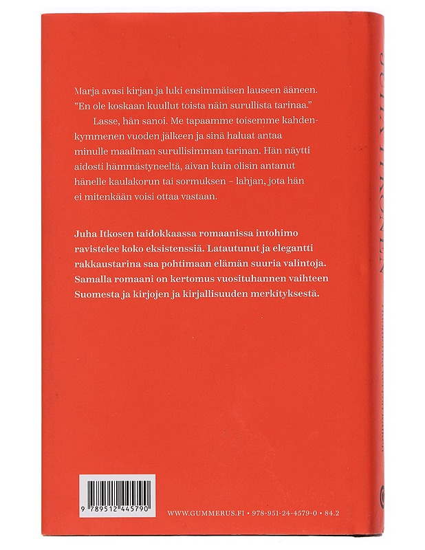 Huomenna kerron kaiken - Juha Itkonen - Romaanit ja novellit - 10105445445 - 1