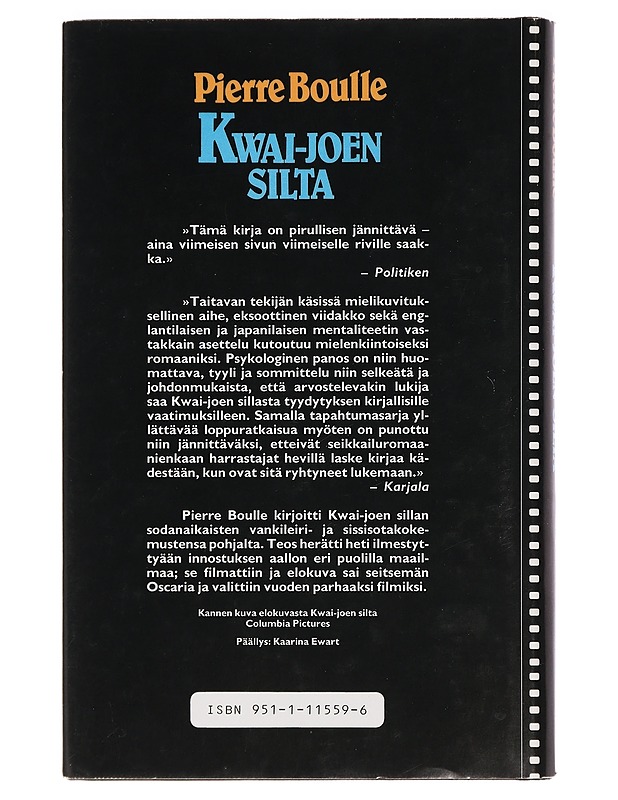 Kwai-joen silta - Boulle, Pierre - Romaanit ja novellit - 10105445457 - 1