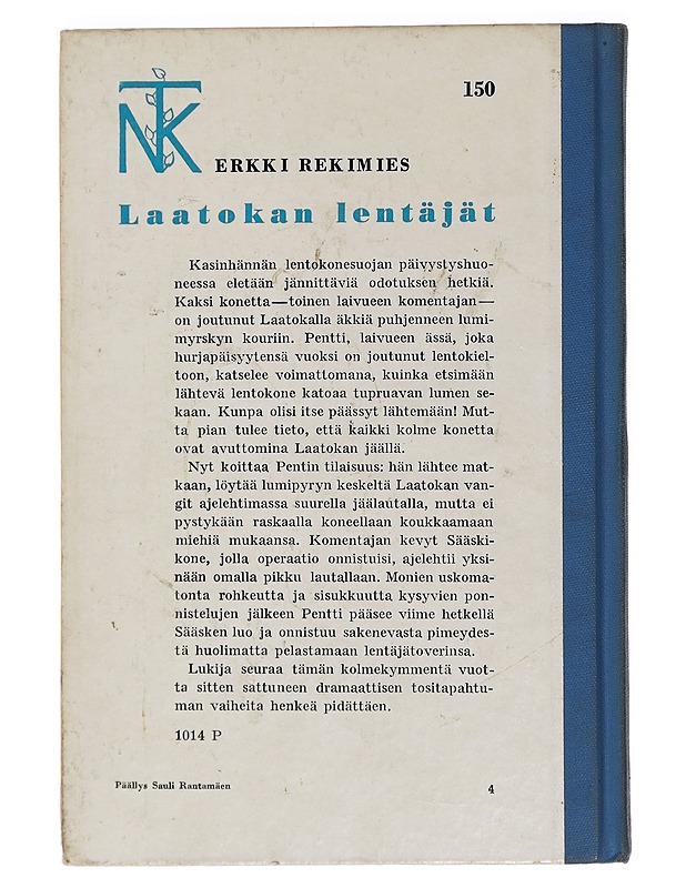 Laatokan lentäjät - Rekimies, Erkki - Romaanit ja novellit - 10105445484 - 1