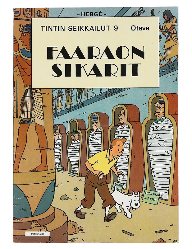 Tintin Seikkailut 9 - Faaraon Sikarit - Lastenkirjat - 10105445492 - 0