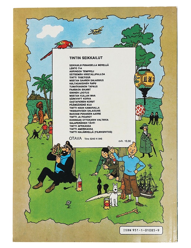 Tintin Seikkailut 9 - Faaraon Sikarit - Lastenkirjat - 10105445492 - 1