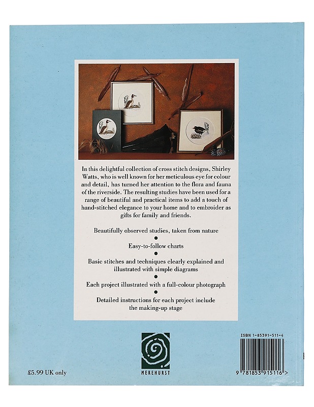 The Riverside in Cross Stitch - Watts, Shirley - Tietokirjat ja oppaat - 10105445530 - 1