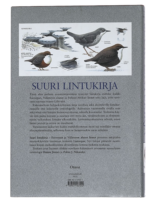 Suuri lintukirja. Euroopan ja Välimeren alueen linnut - Lars Svensson - Harrastekirjat - 10105445546 - 1