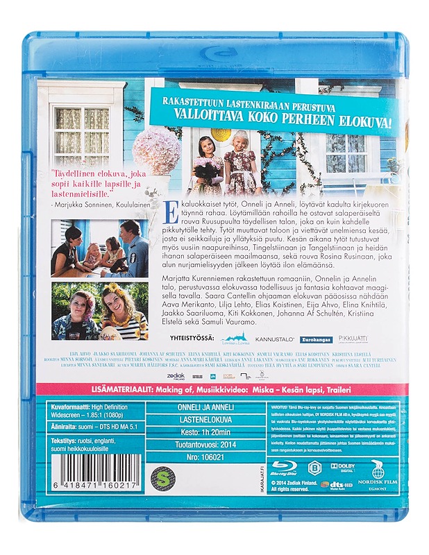 Onneli et Anneli - Blu-Ray - Blu-ray-levyt - 10105445594 - 1