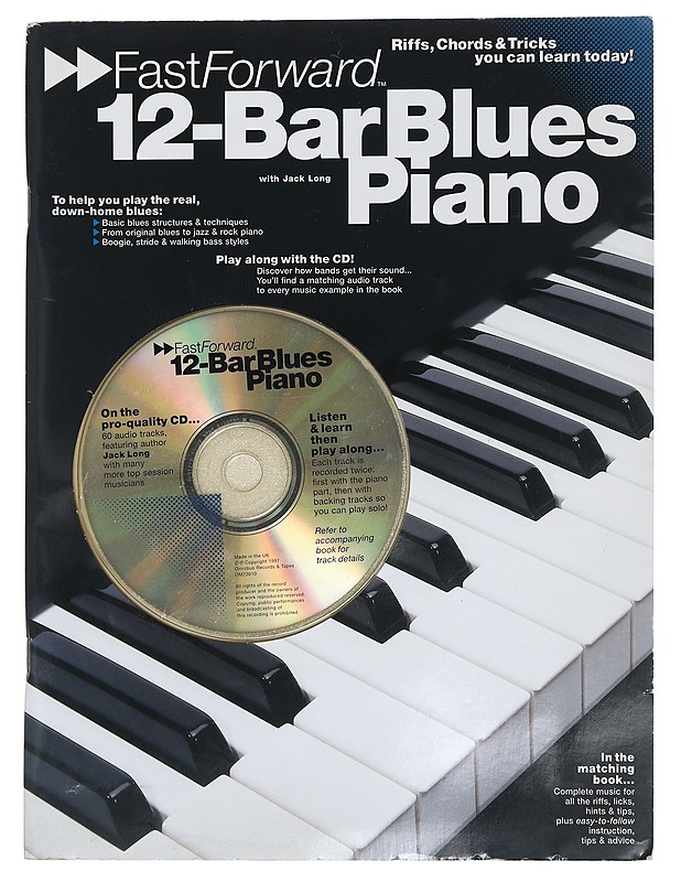 FastForward: 12-bar blues piano  - Long, Jack - Tietokirjat ja oppaat - 10105445606 - 0