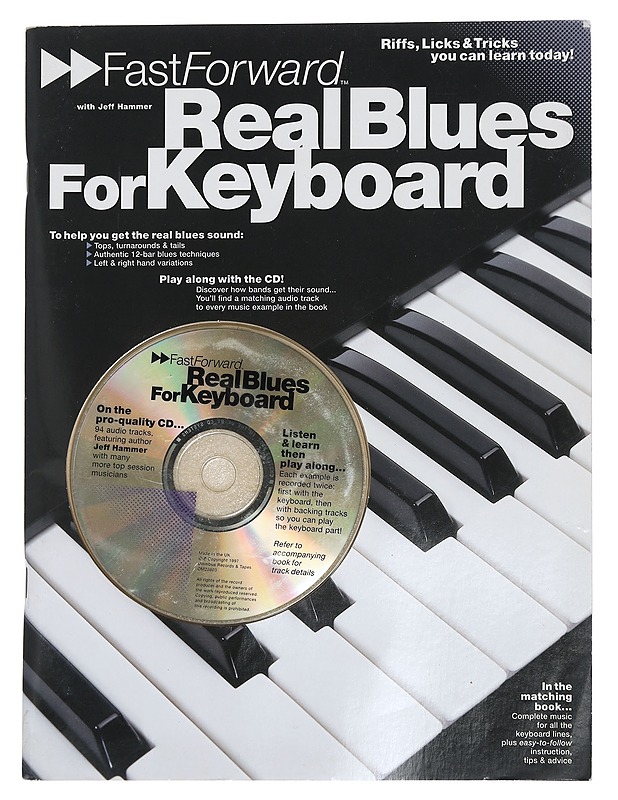 FastForward: Real blues for keyboard - Hammer, Jeff - Tietokirjat ja oppaat - 10105445623 - 0
