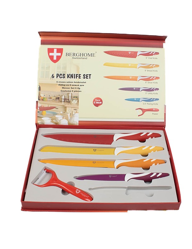 BERGHOME veitsisetti, 5 osaa - Muut astiat - 10105445639 - 0