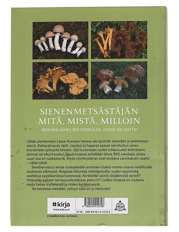 Sienenmetsästystä : tunnista parhaat ruokasienet - Kosonen, Lasse - Tietokirjat ja oppaat - 10105445660 - 1