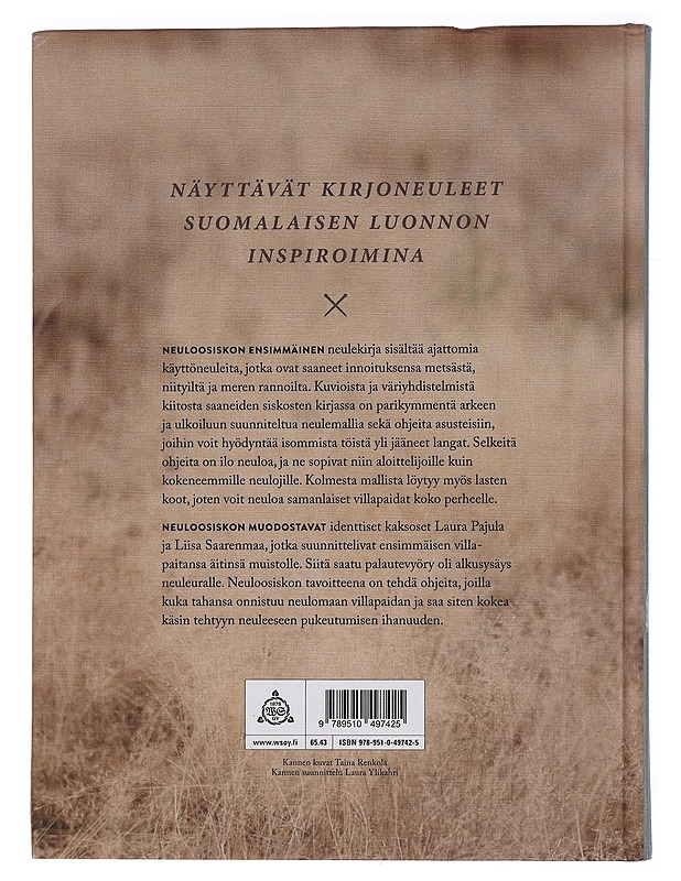 Neuloosisko : neuleita metsästä ja mereltä - Pajula, Laura - Tietokirjat ja oppaat - 10105445676 - 1