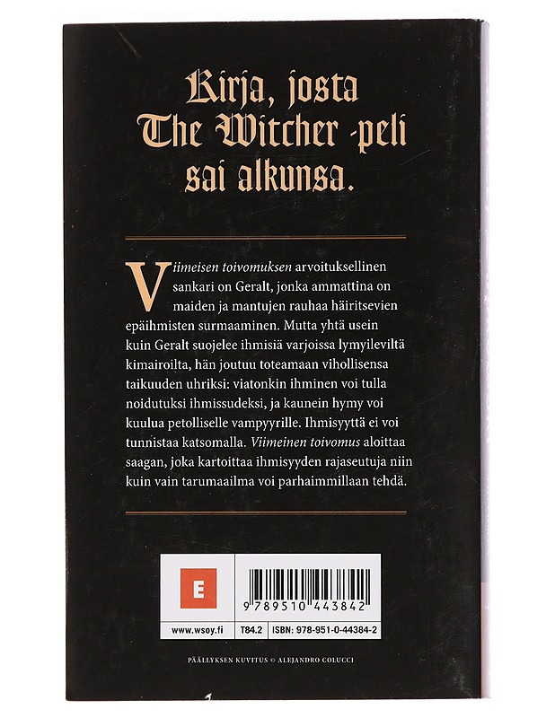 Viimeinen toivomus - Sapkowski, Andrzej - Fantasia- ja scifi - 10105445675 - 1