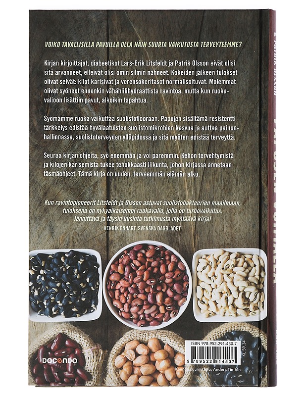 Papujen voimalla : uudista terveytesi voimaannuttavalla ravinnolla - Litsfeldt, Lars-Erik - Tietokirjat ja oppaat - 10105445679 - 1