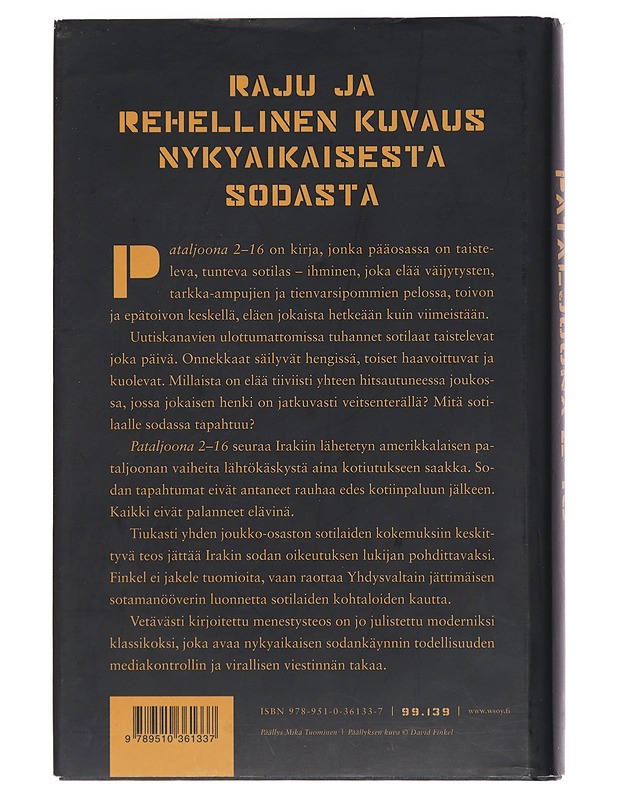 Pataljoona 2-16 - Finkel, David - Elämäkerrat ja muistelmat - 10105445692 - 1