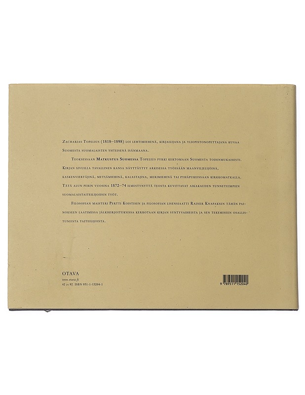 Matkustus Suomessa - Topelius, Zacharias - Historiakirjat - 10105445703 - 1