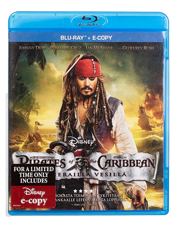 Pirates Of The Carribean: Vierailla Vesillä - Blu-Ray - Blu-ray-levyt - 10105445765 - 0