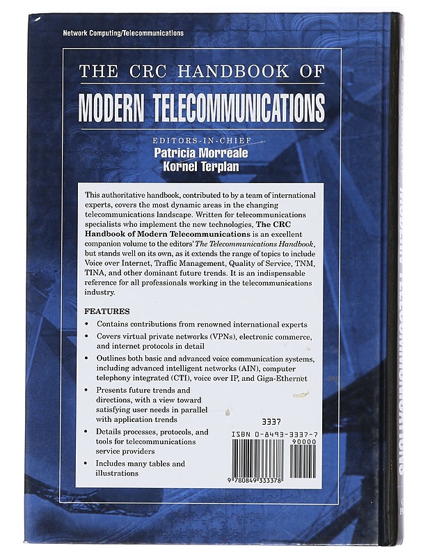 The CRC handbook of modern telecommunications - Morreale, Patricia - Tietokirjat ja oppaat - 10105445762 - 1