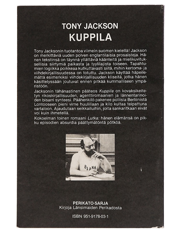 Kuppila - Jackson, Tony - Romaanit ja novellit - 10105445770 - 1