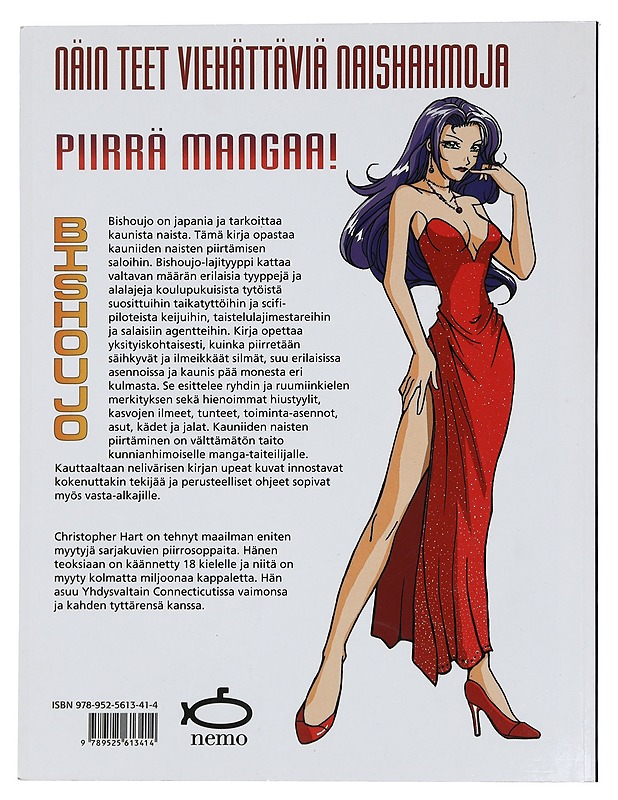Piirrä mangaa! : bishoujo : näin teet viehättäviä naishahmoja - Hart, Christopher - Harrastekirjat - 10105445820 - 1