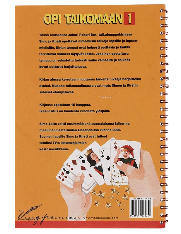 Opi taikomaan. 1, Simon Jokeri Pokeri Box -taikatemput - Aalto, Simo - Tietokirjat ja oppaat - 10105445824 - 1