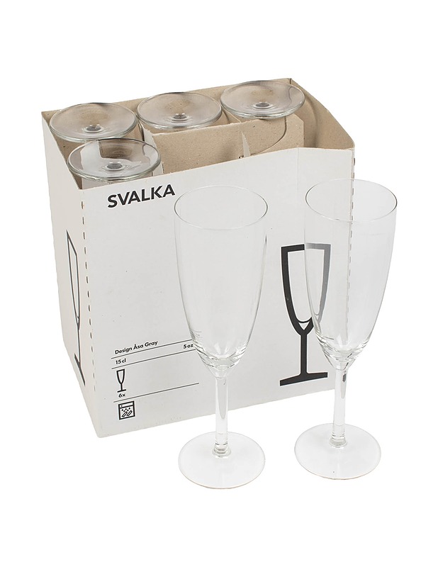 IKEA Svalka samppanjalasi, 6 kpl - Lasit - 10105445844 - 0