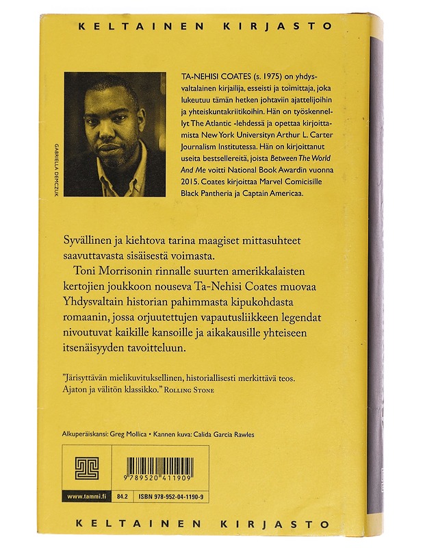 Vesitanssija - Coates, Ta-Nehisi - Romaanit ja novellit - 10105445959 - 1