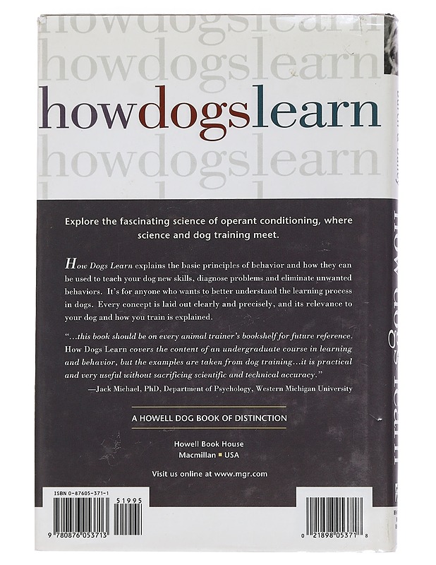How dogs learn - Bailey, Jon S. - Lemmikki- ja luontokirjat - 10105445980 - 1
