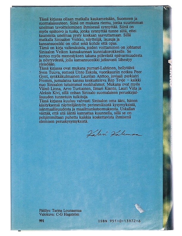 Sinisalon Veikko : Suomalainen näyttelijä - Kalevi Kalemaa - Tietokirjat ja oppaat - 10105446026 - 1