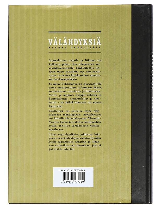 Välähdyksiä : Suomen Urheilusta - Harrastekirjat - 10105446050 - 1