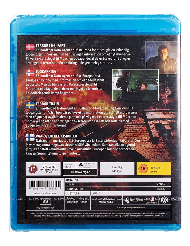 Derailed - Vaara Kulkee Kiskoilla - Blu-Ray - Blu-ray-levyt - 10105446060 - 1