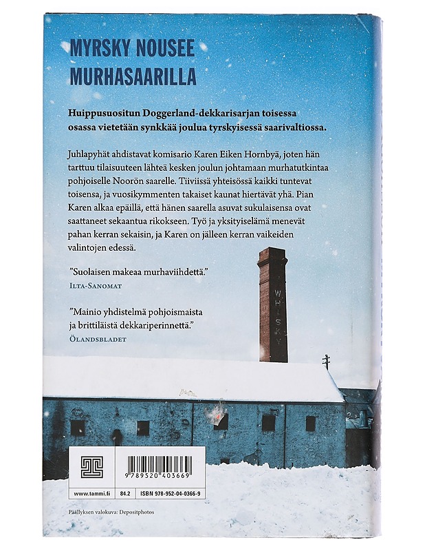 Myrskyvaroitus - Adolfsson, Maria - Jännitys ja dekkarit - 10105446062 - 1