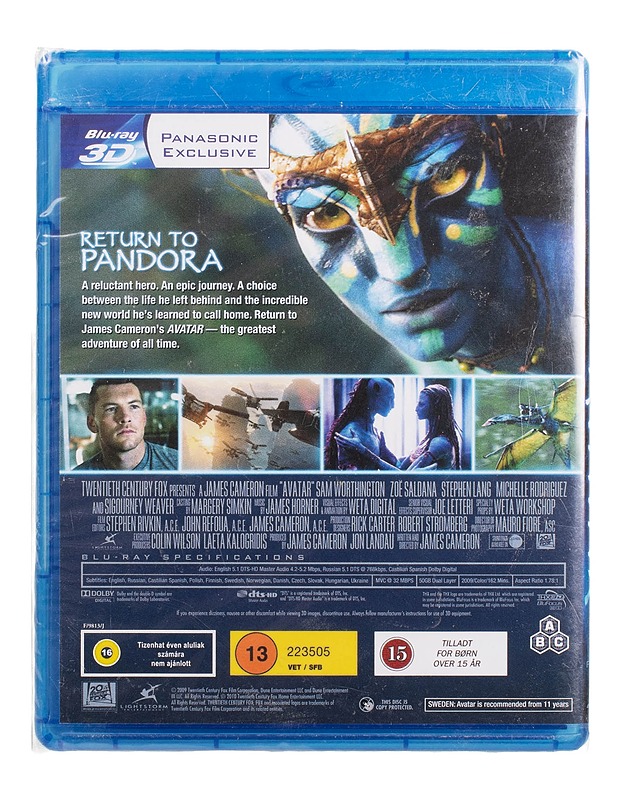 Avatar - Blu-Ray - Blu-ray-levyt - 10105446134 - 1