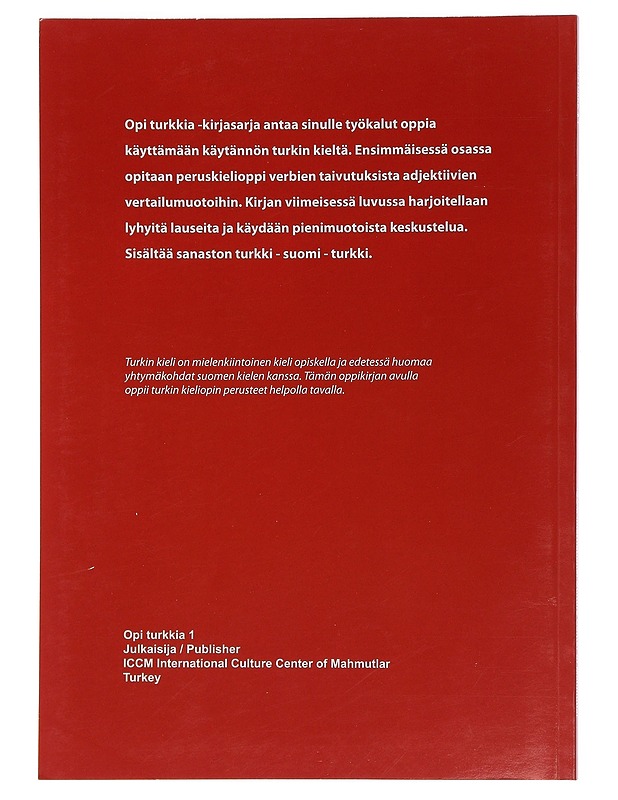 Opi Turkkia 1 - Güres Mesut - Tietokirjat ja oppaat - 10105446137 - 1