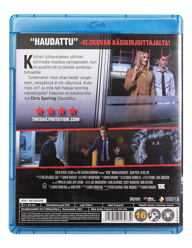 ATM - No Escape - Blu-Ray - Blu-ray-levyt - 10105446144 - 1